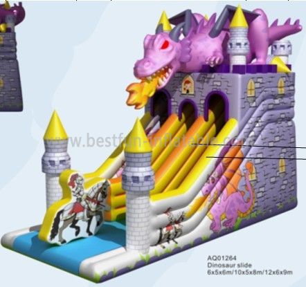 Dinosaur 2014 Inflatable Cartoon Slide