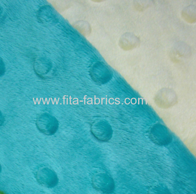 Minky Fleece with Embossed Dots