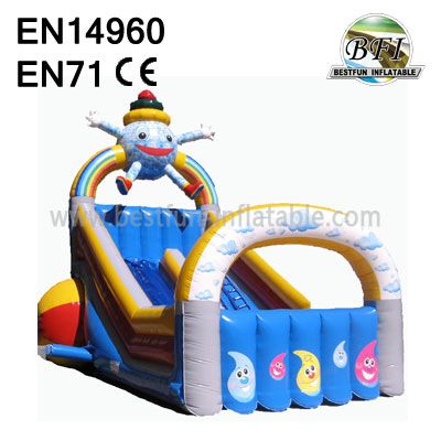 Amusement Park Water Slide