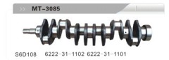 S6D108 622-31-1102 6222-31-1101 CRANKSHAFT FOR EXCAVATOR