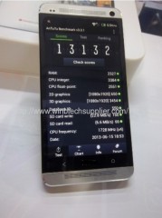 quad core MTK6589 M7 one smart phone 4.7inch screen Real 1280x720 1.5G RAM 16G ROM Free SHIPPING