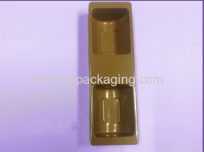 ps flocking tray for glass bottle