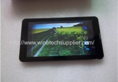 7 inch screen 3G Phone call Android 4.1 MTK 6577 Dual Core 1.2GHZ tablet PC 512MB 4GB Dual Camera GPS Bluetooth