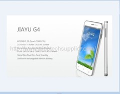 Jiayu G4 MTK6589 Quad Core 3G Mobile Phone 4.7" IPS 1280x720 Android 4.2 Dual Camera