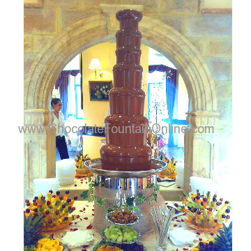 Large 7 tiers Commercial Chocolate Fountain