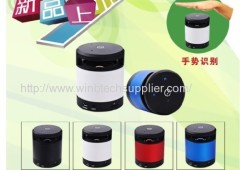 mini portable bluetooth speaker with gesture sensor tf card slot fm option