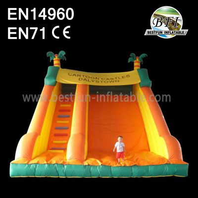 Inflatable Coconut Dry Slide