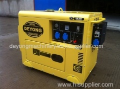 5KVA 5KW silent power generator with ATS/remote start/digital panel