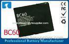 Cellphone Internal Motorola BC60 Battery Replacement For SLVR L2