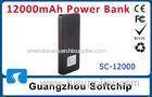 Iphone Rechargeable Power Bank Charger / 12000mAh Polymer Battery