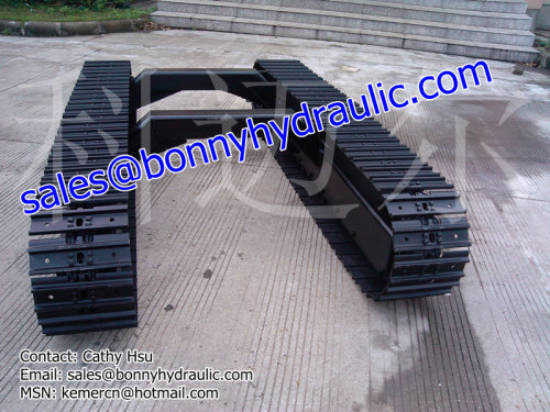 steel track undercarriage track system