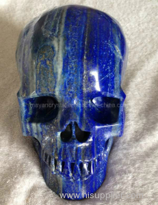 Gemstone Skull Lapis Luzuli