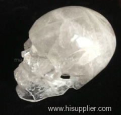 Rock Clear Quartz Crystal Skull for sale