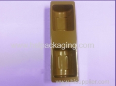 flocked PS blistet tray for cosmetic