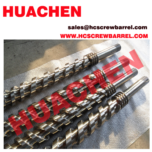 Weber Cincinati Battenfeld parallel twin screws barrel for PVC pipe buckle