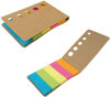 Promotional eco paper sticky notes with five holes