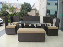 7pc rattan sofa set garden furniture new