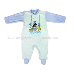 12-18Months Infants 80/20 CVC 240GSM velour baby romper