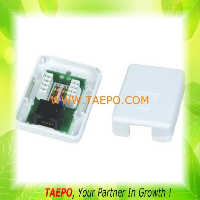 2-port CAT5E UTP surface box