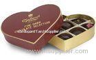 Sweet Christmas Stocking Heart Shape Cardboard Chocolate Box With Cells