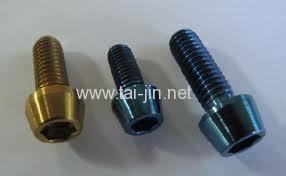 B338 Gr2 Titanium parts of bolts & Screw