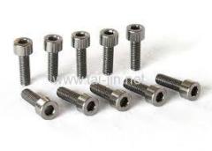 Alloy titanium bolt for bicycle