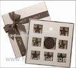 205 X 210 X 80mm Glossy Lamination Cardboard Chocolate Box With Printed Logo