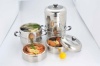 Stainless steel steaming cooker