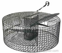 Round shrimp trap with huge loading capacity and sturdy structure