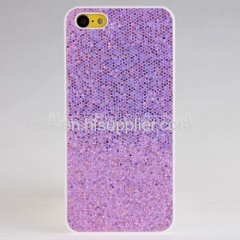 fashion Glitter Design Colorful Plastic Hard Case For iPhone 5C