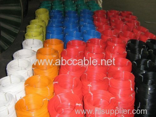 Copper conductor PVC insulated flexible round electrical wire