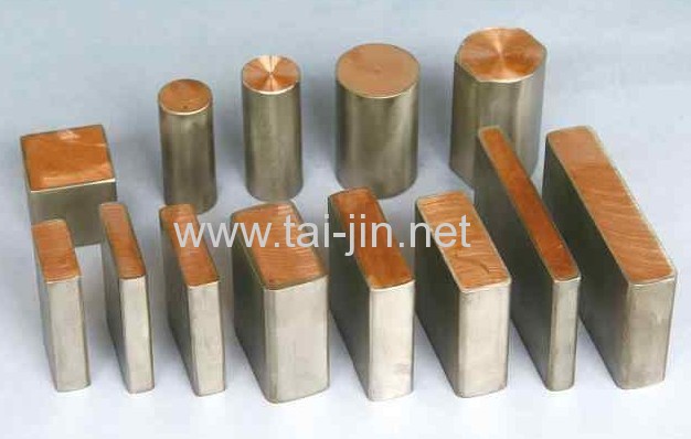 Round/Square Best price Titanium Clad Copper for Industry Using 