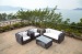 Outdoor leisure water pipe rattan sofa set