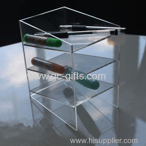 Hot selling acrylic inclined put pen