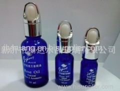 Cobalt blue glass bottle for essentialoil