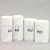 White Cylinder Cardboard Tube Containers , Glossy Lamination Cardboard Shipping Tubes