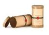Round Recycled Brown Kraft Paper Cardboard Tube Packaging For Food , Heavy Duty Cardboard Tubes