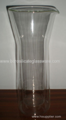 Highly Transparent Double Wall Glass Carafe