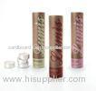 Kraft Paper Cardboard Tube Packaging With Lids Environment-Friendly