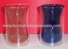 Heat Resistant Borosilicate Double Wall Thermo Glass Coffee Cups