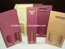 2.0mm Corrugated Wine Packaging Box For Gift Offset Printing CMYK / Pantone Color