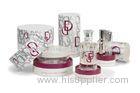 Rigid Cardboard + Art Paper White Oval Paper Box For Jewelry Gift Packaging
