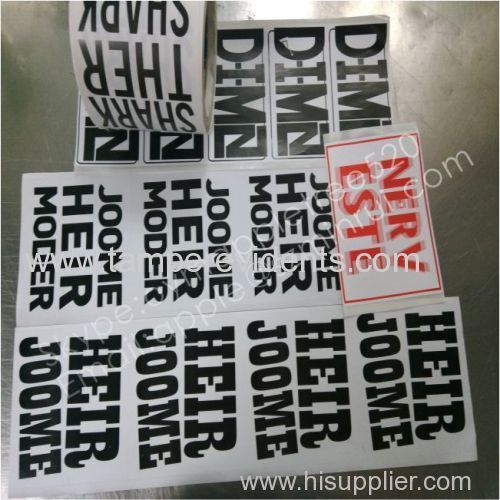 Big Size Eggshell Sticker with Strong Adhesive