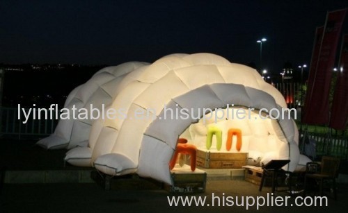 0.55pvc lighting inflatable pillow tent/Led inflatable airbag tent for event