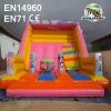 Pink Inflatable Mickey Mouse Theme Slide
