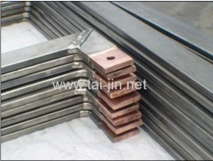 High Quality titanium Clad Copper flat for electrodemaking using