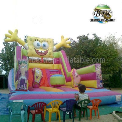 Inflatable Spongebob Playground Slide