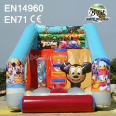 New Mini Inflatable Mickey Mouse Slide