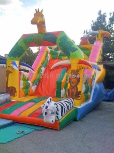 Safari Inflatable Jumper For Birthday Party