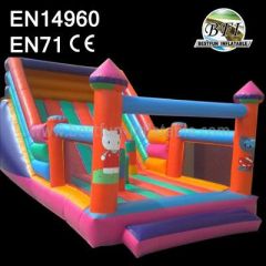 Inflatable Hello Kitty Castle Slide